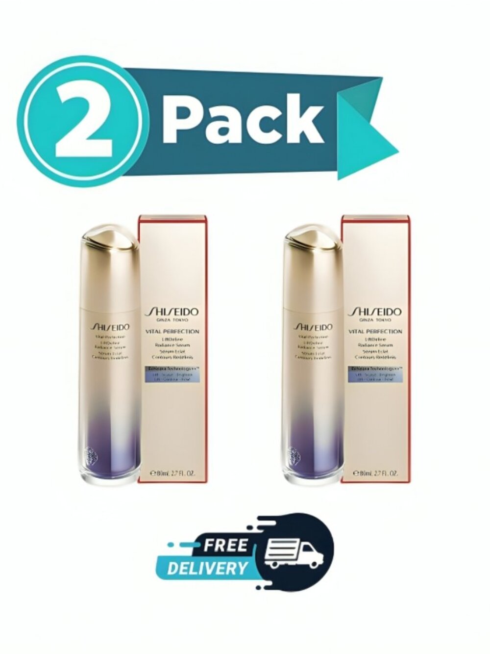 Shiseido Vital Perfection LiftDefine Radiance Serum – 80 ml / 2.7 oz